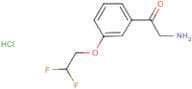 3-(2,2-Difluoroethoxy)phenacylamine hydrochloride