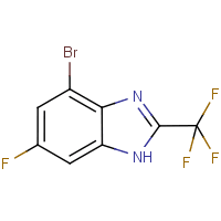 4-Bromo-6-fluoro -2-(trifluoromethyl)-1H-benzimidazole