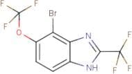 4-Bromo-5-(trifluoromethoxy)-2-(trifluoromethyl)-1H-benzimidazole