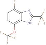 4-Fluoro-7-(trifluoromethoxy)-2-(trifluoromethyl)-1H-benzimidazole