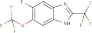 5-Fluoro-6-(trifluoromethoxy)-2-(trifluoromethyl)-1H-benzimidazole