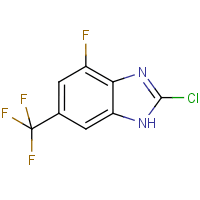 2-Chloro-4-fluoro-6-(trifluoromethyl)-1H-1,3-benzimidazole