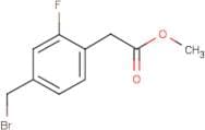 Methyl 4-(bromomethyl)-2-fluorophenylacetate