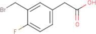 3-(Bromomethyl)-4-fluorophenylacetic acid