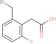 2-(Bromomethyl)-6-fluorophenylacetic acid