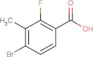 4-Bromo-2-fluoro-3-methylbenzoic acid
