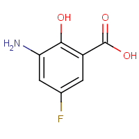 3-Amino-2-hydroxy-5-fluorobenzoic acid