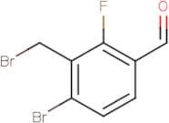 4-Bromo-3-(bromomethyl)-2-fluorobenzaldehyde
