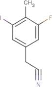 3-Fluoro-5-iodo-4-methylphenylacetonitrile
