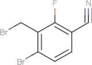 4-Bromo-3-(bromomethyl)-2-fluorobenzonitrile