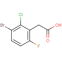 3-Bromo-2-chloro-6-fluorophenylacetic acid