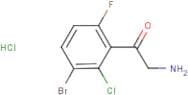 3-Bromo-2-chloro-6-fluorophenacylamine hydrochloride
