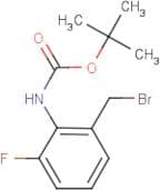 2-Amino-3-fluorobenzyl bromide, N-BOC protected