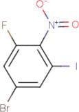 4-Bromo-2-fluoro-6-iodonitrobenzene