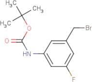 3-Amino-5-fluorobenzyl bromide, N-BOC protected