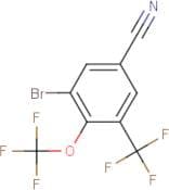 3-Bromo-4-(trifluoromethoxy)-5-(trifluoromethyl)benzonitrile