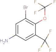 3-Bromo-4-(trifluoromethoxy)-5-(trifluoromethyl)aniline