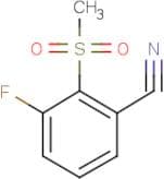 3-Fluoro-2-(methylsulphonyl)benzonitrile