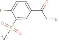 4-Fluoro-3-(methylsulphonyl)phenacyl bromide