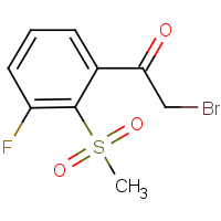 3-Fluoro-2-(methylsulphonyl)phenacyl bromide