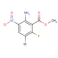 Methyl 2-amino-5-bromo-6-fluoro-3-nitrobenzoate