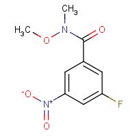 3-Fluoro-N-methyl-N-methoxy-5-nitrobenzamide