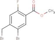 Methyl 5-bromo-4-(bromomethyl)-2-fluorobenzoate