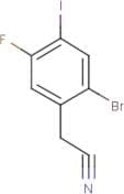2-Bromo-5-fluoro-4-iodophenylacetonitrile