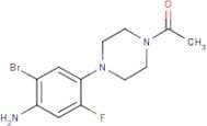 4-(4-Acetylpiperazin-1-yl)-2-bromo-5-fluoroaniline