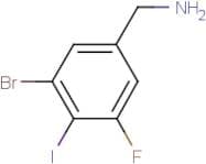3-Bromo-5-fluoro-4-iodobenzylamine