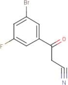 3-Bromo-5-fluorobenzoylacetonitrile