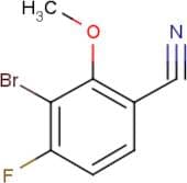 3-Bromo-4-fluoro-2-methoxybenzonitrile
