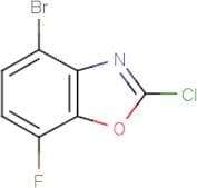 4-Bromo-2-chloro-7-fluoro-1,3-benzoxazole