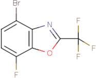 4-Bromo-7-fluoro-2-(trifluoromethyl)-1,3-benzoxazole
