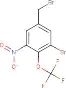 3-Bromo-5-nitro-4-(trifluoromethoxy)benzyl bromide