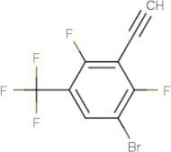 3-Bromo-2,6-difluoro-5-(trifluoromethyl)phenylacetylene