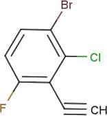 3-Bromo-2-chloro-6-fluorophenylacetylene