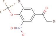 3-Bromo-5-nitro-4-(trifluoromethoxy)phenacyl bromide