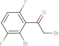 2-Bromo-3,6-difluorophenacyl bromide