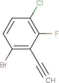 6-Bromo-3-chloro-2-fluorophenylacetylene