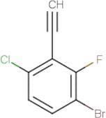 3-Bromo-6-chloro-2-fluorophenylacetylene