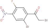 2-Bromo-5-fluoro-4-nitrophenacyl bromide