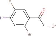 2-Bromo-5-fluoro-4-iodophenacyl bromide