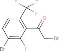 3-Bromo-2-fluoro-6-(trifluoromethyl)phenacyl bromide