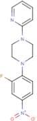 1-(2-Fluoro-4-nitrophenyl)-4-(pyridin-2-yl)piperazine