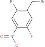2-Bromo-5-fluoro-4-nitrobenzyl bromide