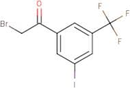 3-Iodo-5-(trifluoromethyl)phenacyl bromide