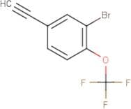 2-Bromo-4-ethynyl-1-(trifluoromethoxy)benzene