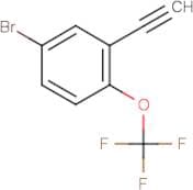 4-Bromo-2-ethynyl-1-(trifluoromethoxy)benzene