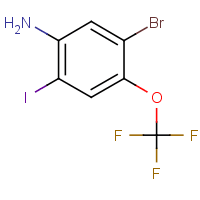 5-bromo-2-iodo-4-(trifluoromethoxy)aniline